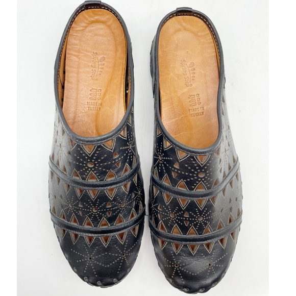 Spring Step Fusalide slip-on shoes black leather Size 41 - Picture 5 of 10